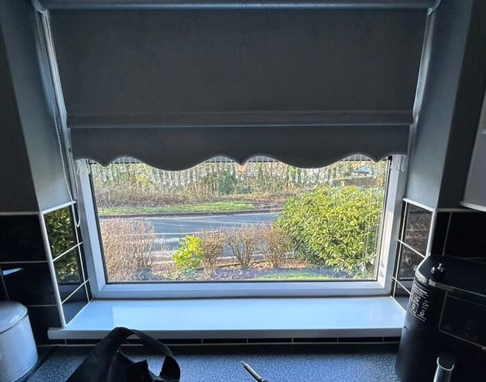 grey blackout roller blinds