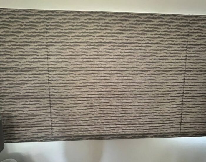 Roman blackout blinds closed
