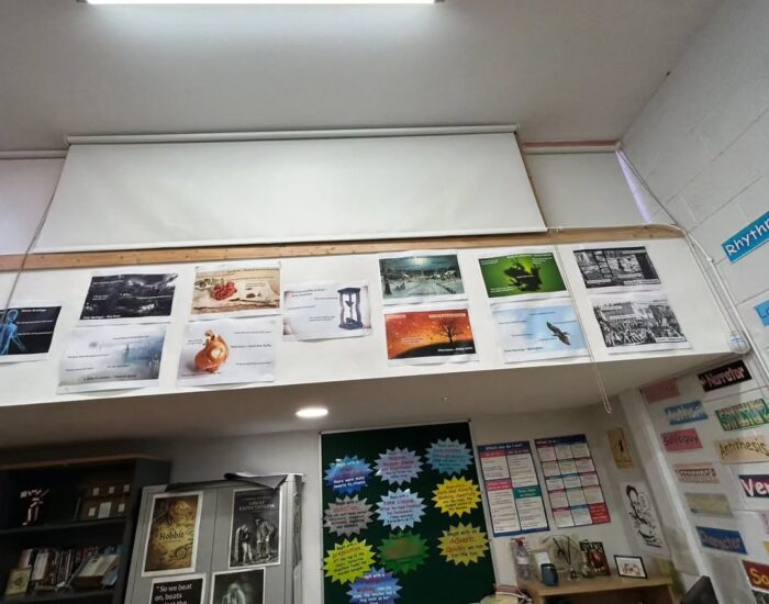 Blackout blinds for education