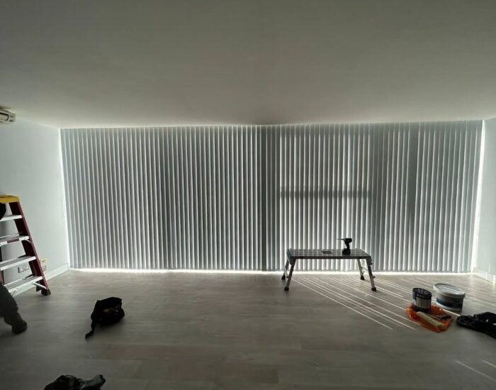 Vertical blackout blinds