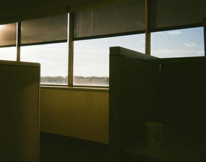 Liverpool office electric blinds